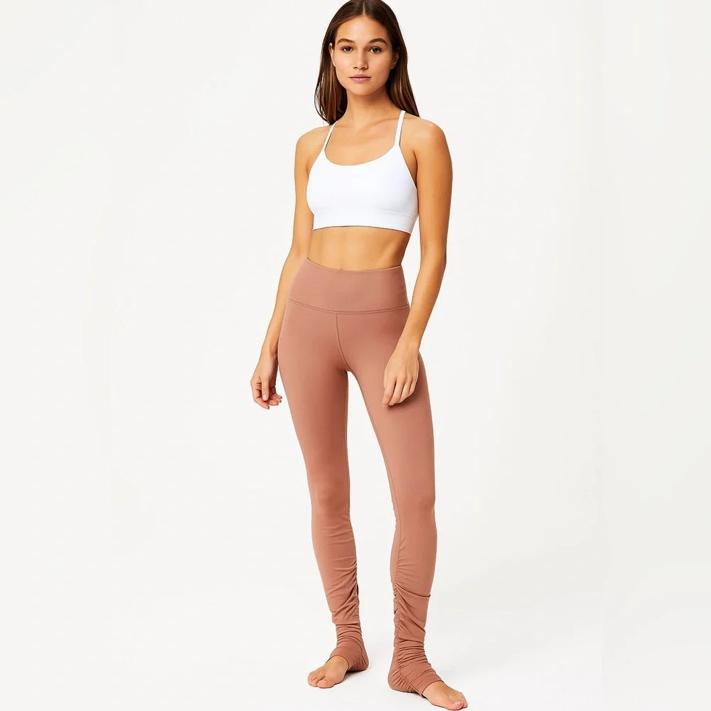 ALO Yoga Goddess Leggings Dusty Rose Pink High Waisted XS